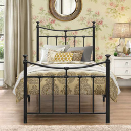 Emily Single Black Bed Frame - thumbnail 3