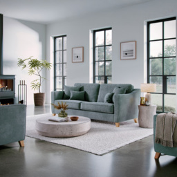 Marlon City Denim 2 Seater Large Sofa - thumbnail 3