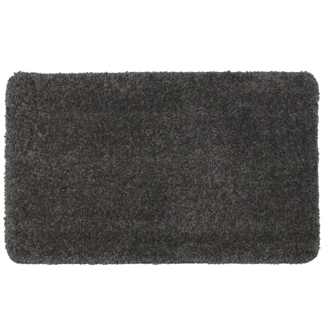 Norway Dark Grey Anti-Slip Latex Backing Rug 100 x 57cm