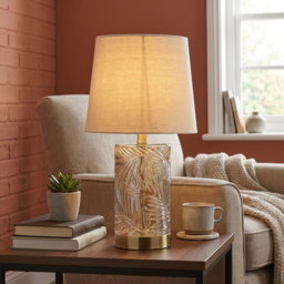 Gold Leaf Table Lamp - thumbnail 2