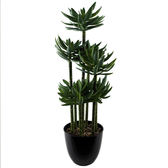 Leaf Artificial Tropical Yukka in Planter 60cm - image 1