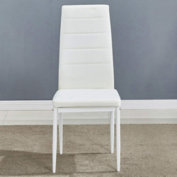 Kosy Koala Set of 6 White Faux Leather Dining Chair