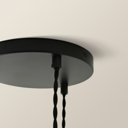 ValueLights Kira Matte Black Glass 3 Drop Cluster Ceiling Pendant Light - thumbnail 4