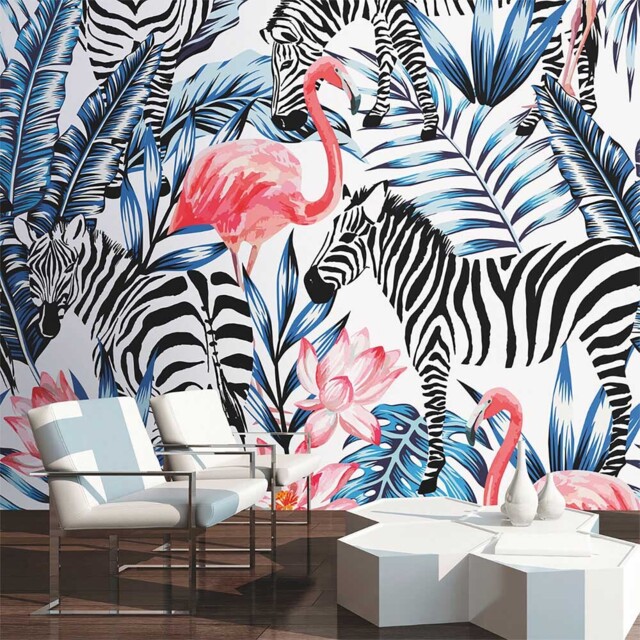 Origin Murals Zemingo Blue Wall Mural - image 1