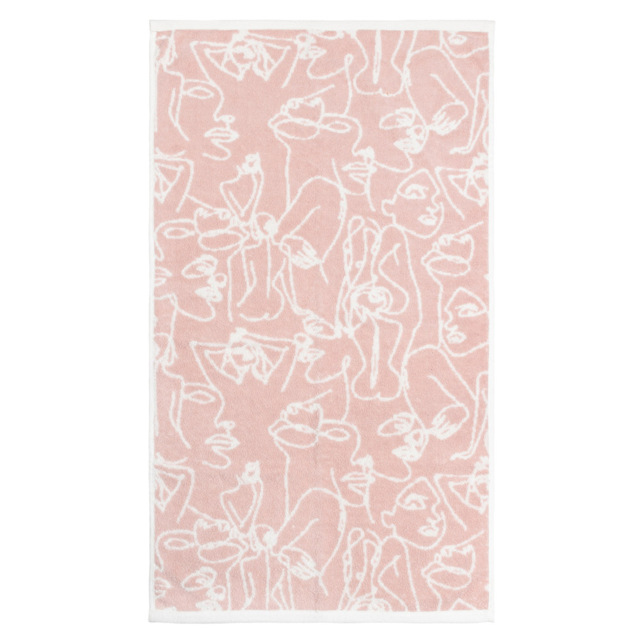 furn. Everybody Turkish Cotton Jacquard Blush Hand Towel - image 1