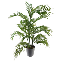 Leaf Palm Artificial Tree in Decorative Planter 90cm - thumbnail 1