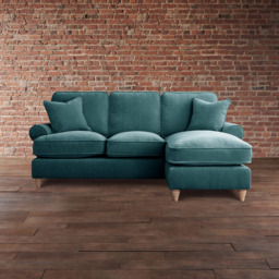 The Victoria 3 Seater Emerald Right Hand Chaise Sofa - thumbnail 3