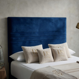 DS Living Harrington Dark Blue Single Plush Divan Bed - thumbnail 2