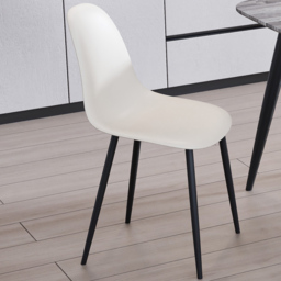 Core Products Aspen Set of 2 Calico and Black Curved Dining Chair
