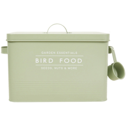 Large Sage Bird Food Storage Tin