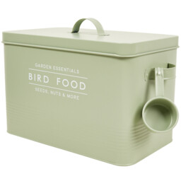 Large Sage Bird Food Storage Tin - thumbnail 2