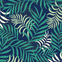 Origin Murals Exotic Jungle Leaves Green Wall Mural - thumbnail 2