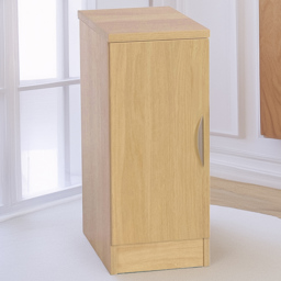 R White Cabinets Single Door Light Brown Desk Height Cupboard - thumbnail 1