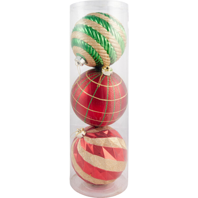 Sleigh Bells Ring Christmas Bauble 45cm 3 Pack - image 1