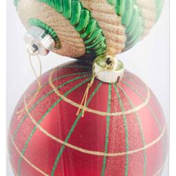 Sleigh Bells Ring Christmas Bauble 45cm 3 Pack - thumbnail 2