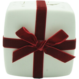LED Decorative Present White and Red - thumbnail 2