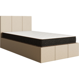 GFW Single Natural Fabric Ottoman Bed - thumbnail 3