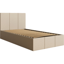 GFW Single Natural Fabric Ottoman Bed - thumbnail 2