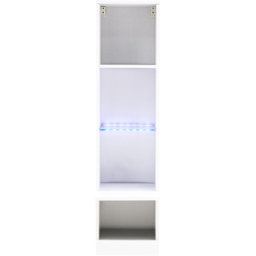 GFW Galicia White Tall LED Shelf Unit - thumbnail 3