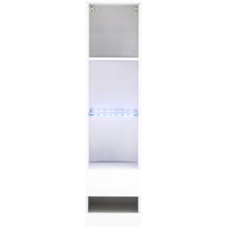 GFW Galicia White Tall LED Shelf Unit - thumbnail 2