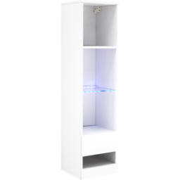 GFW Galicia White Tall LED Shelf Unit - thumbnail 4