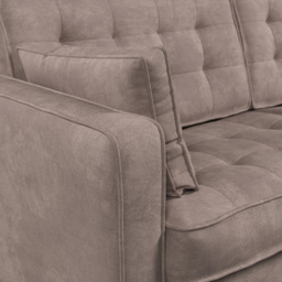 Eden Pewter Chenille 3 Seater Reversible L Shaped Corner Sofa - thumbnail 4