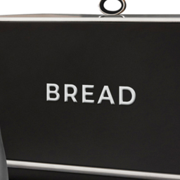 Tower Renaissance EEJB286 Black Bread Bin with 3 Piece Canister Set - thumbnail 3