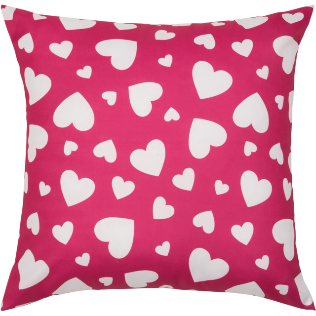Kaikoo Fuchsia Pink Heart Cushion - image 1