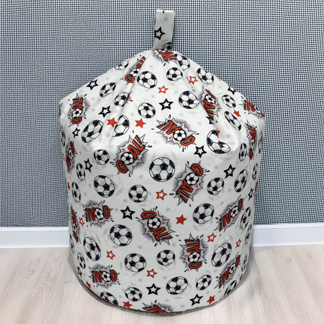 Kaikoo White Goal Print Bean Bag - image 1