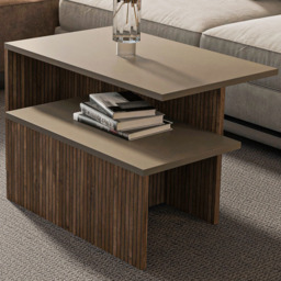 Decorotika Twins 2 Piece Galaxy Alina Nesting Coffee Table Set