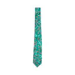 Candy Cane Lane Fun Light Up Musical Christmas Tie - thumbnail 4