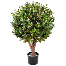 Botanik Outdoor Topiary Gloxinia Single Ball Artificial Tree in Pot with 1608 Leaves 90cm - thumbnail 1