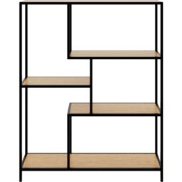 GFW Blake Oak 4 Shelf Shelving Unit - thumbnail 4
