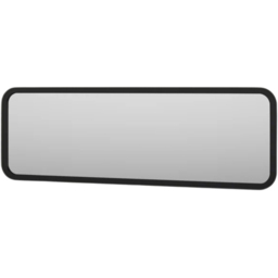 Yearn Black Curved Oblong Mirror 40 x 119cm