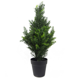 Botanik Topiary Cedar Cypress Artificial Tree in Pot 60cm - thumbnail 1