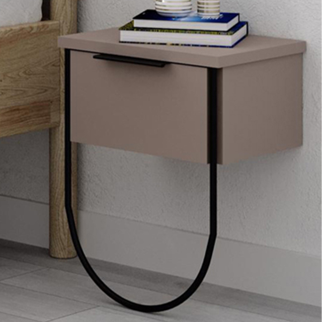 FWStyle Norwolk Single Door Wall Mounted Bedside Table - image 1