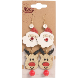 Single Christmas Earring 2 Pack in Assorted styles - thumbnail 4