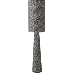 ValueLights Bertie Leopard Print Fabric Midi Floor Lamp