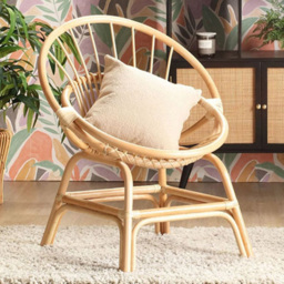 Desser Moon Natural Rattan Circular Chair