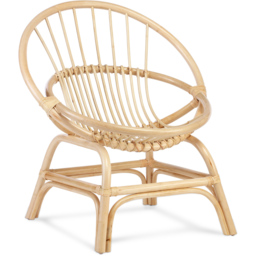 Desser Moon Natural Rattan Circular Chair - thumbnail 2