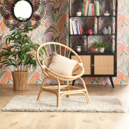 Desser Moon Natural Rattan Circular Chair - thumbnail 4