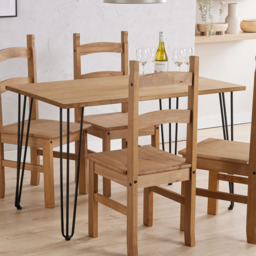 Core Products Augusta Pine Rectangular Dining Table - thumbnail 3