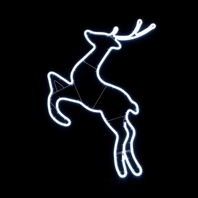 Neon Deer Outdoor Christmas Light Decoration - 60cm
