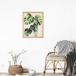 Green Botanical Slogan Canvas 2 Piece - thumbnail 4