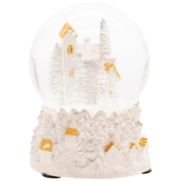Marco Paul Fantasy Forest Musical LED Christmas Snow Globe 12cm - thumbnail 1