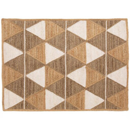 Prestbury Natural Geometry Braided Rug 120 x 170cm - thumbnail 1
