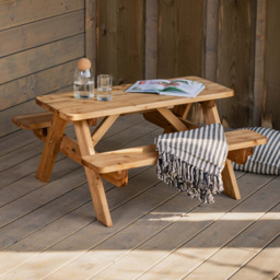 AMATA Ungurs Children Mini Picnic Table Mini Brown - thumbnail 1