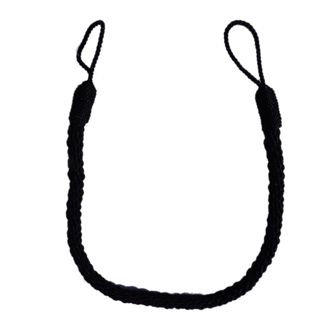 Elegance Black Rope Tieback