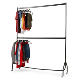 House of Home Heavy Duty Two-Tier Clothes Rail 4 x 7ft - thumbnail 3