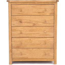 Cabinet Bits Lugo 5 Drawer Chest of Drawers with Wooden Knob - thumbnail 2